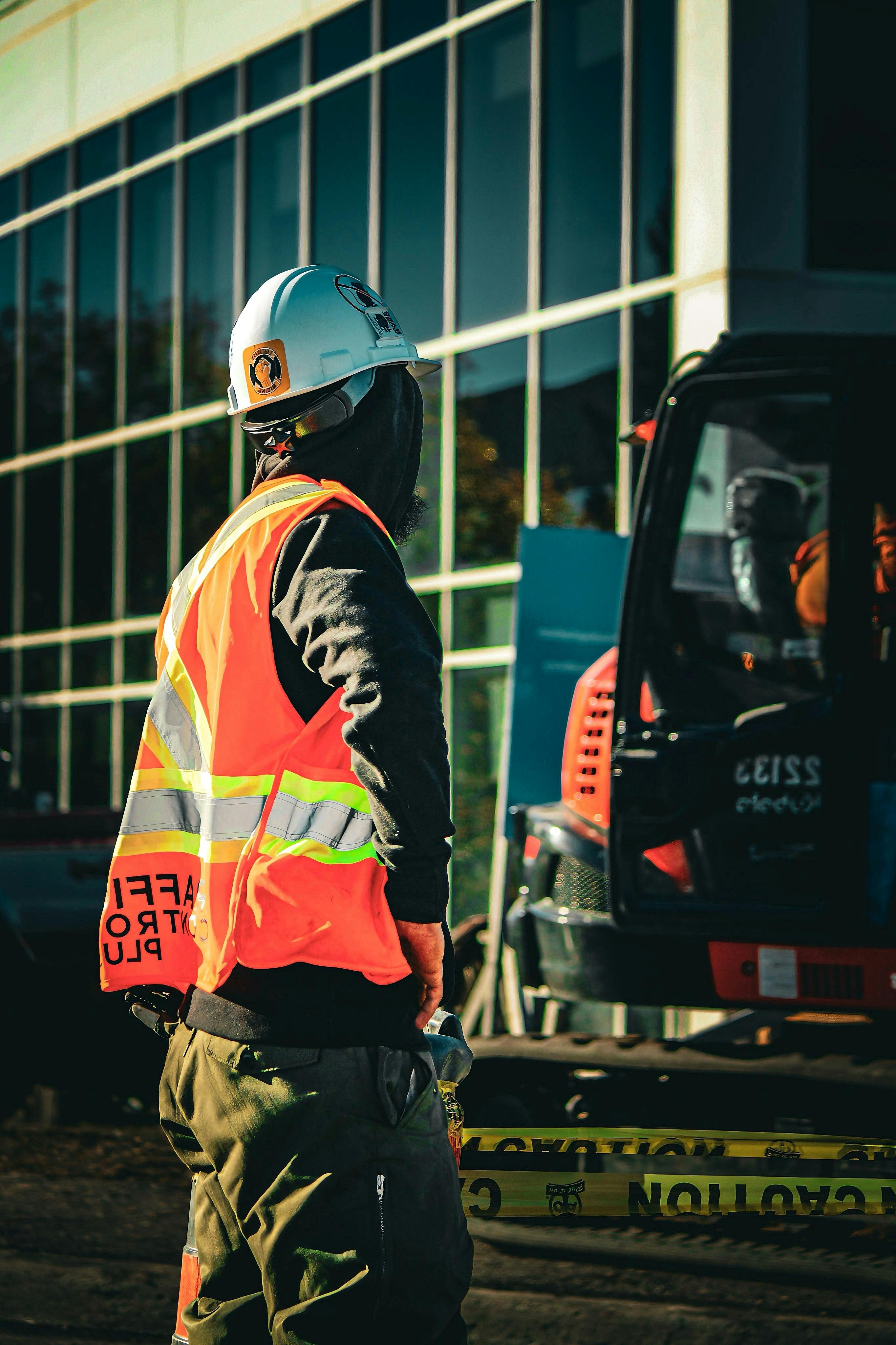 Construction installations background